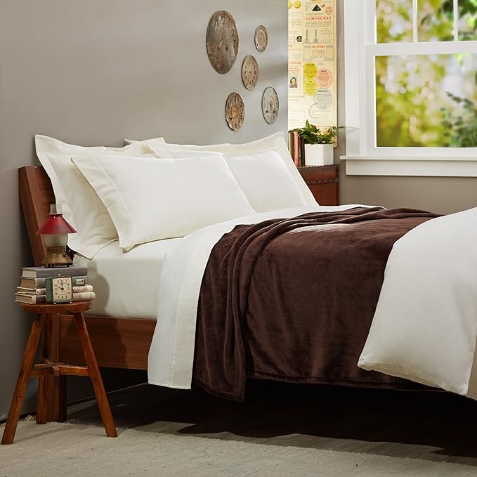 Coperta pelosa accogliente per salotto e camera da letto